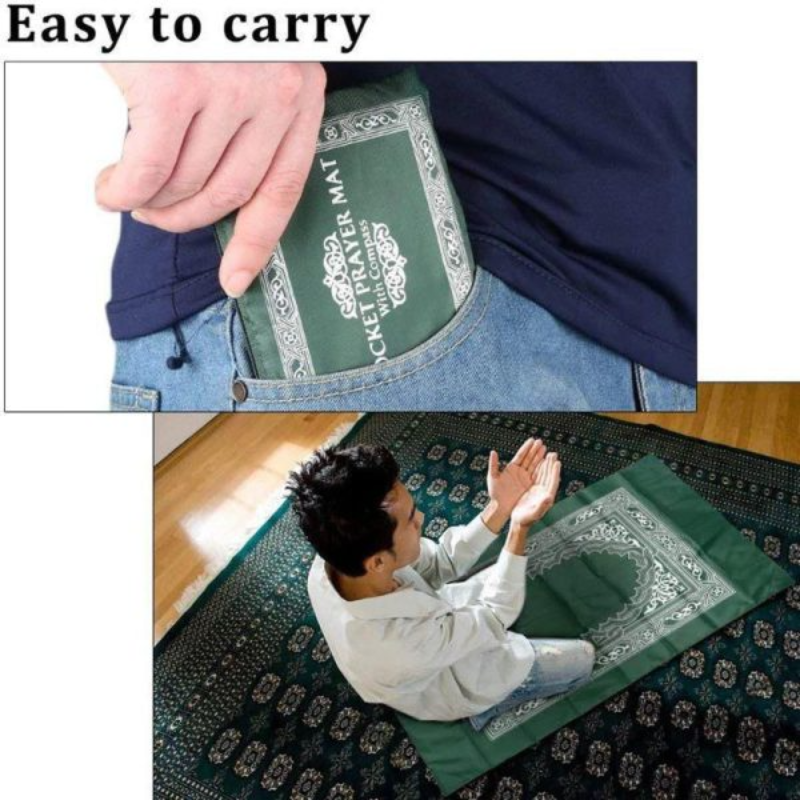 Pocket Foldable Prayer Mat – (random Color) Main Image